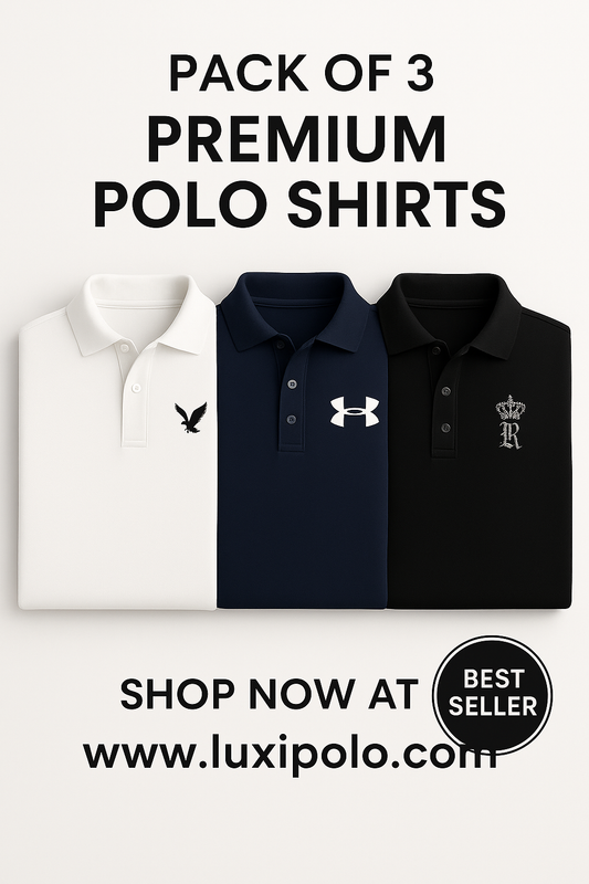 POLO SHIRT BUNDLE – PACK OF 3 | PREMIUM QUALITY